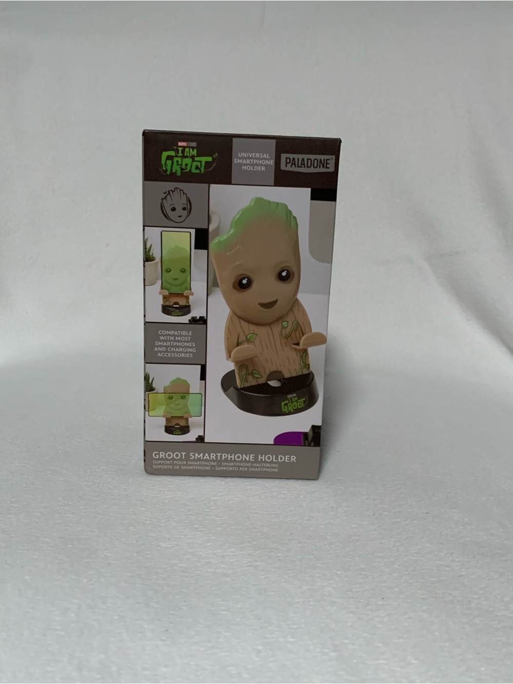 I Am Groot Green and Brown Groot Smartphone Holder